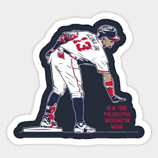 Ronald Acuna Jr. Too Small Sticker